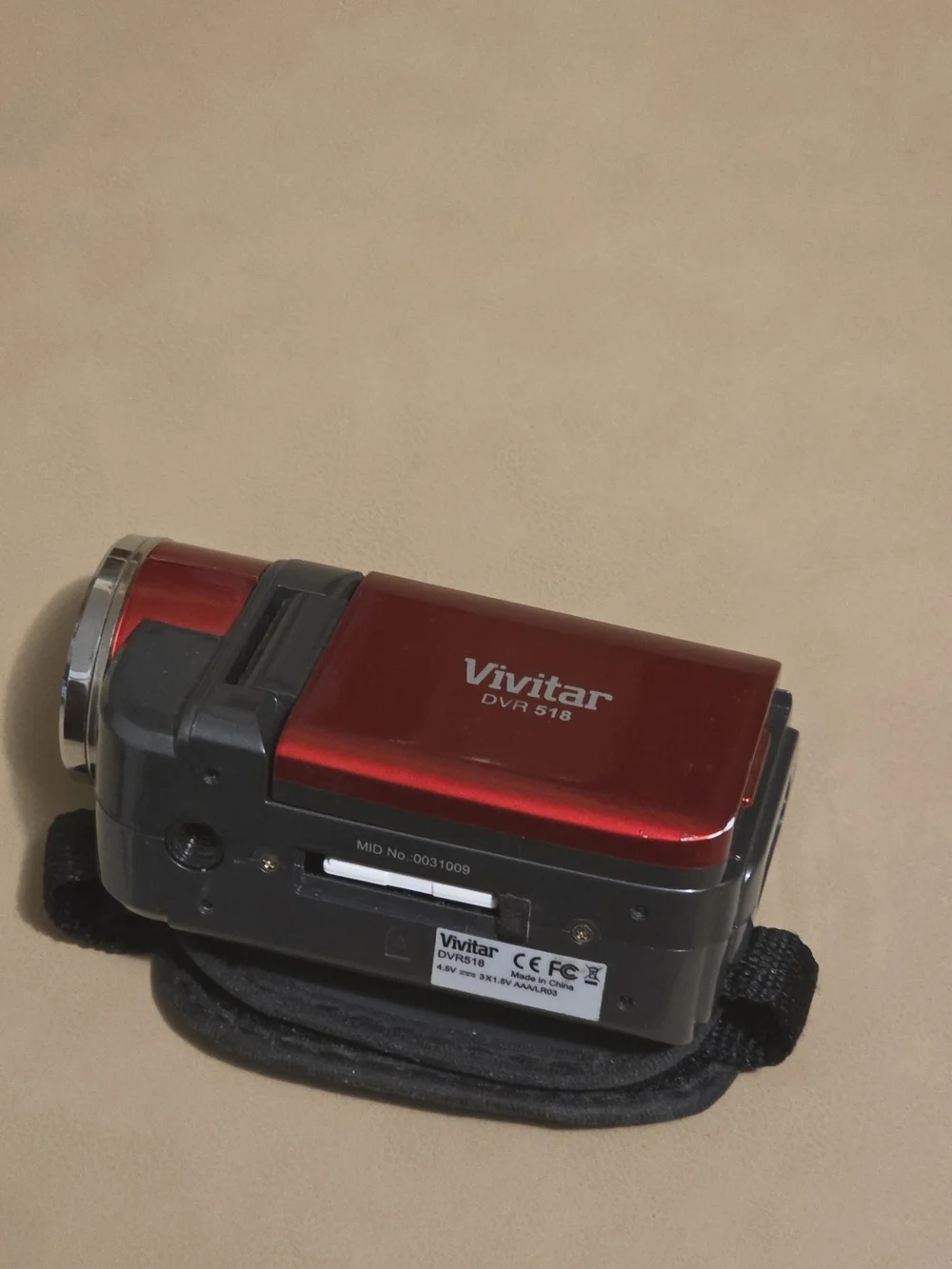 Vivitar Red DVR 518 Compact Camcorder